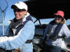 Casey McLeod and Beth Ann Lorsbach catching Lake Trout on Lake Superior