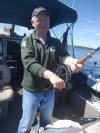 Gary McDonnell fishing Lake Superior